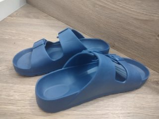 Chanclas Goma Talla 39-40 Azul