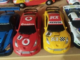 Coches Scalextric compact, Vodafone, Repsol