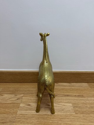Jirafa Decorativa Dorada