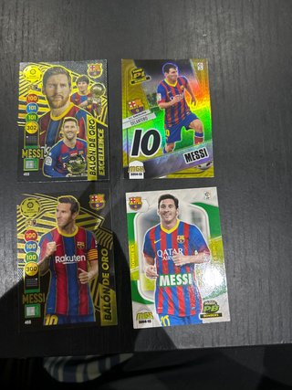 Cromos Panini Messi Balón de Oro
