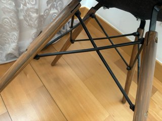 Silla de comedor/oficina tapizada