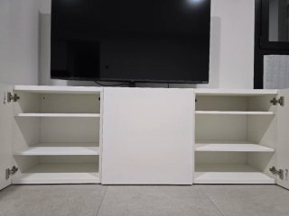 Aparador IKEA Blanco mate 180x42x64 cm