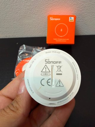 SENSOR TEMP HUMEDAD SONOFF SNZB-02D LCD ZIGBEE