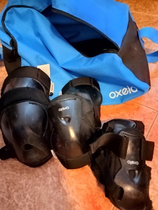 Patines ninos negros y naranjas Talla 35-38