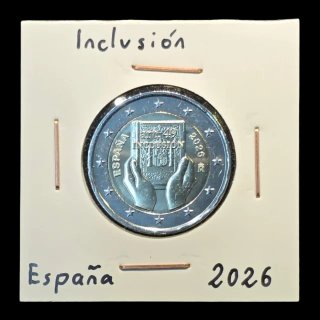 Pack 2 monedas 2 euros España 2026