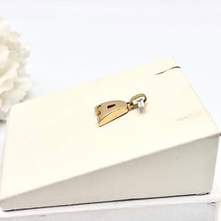 Colgante oro 18kt letra A con diamante
