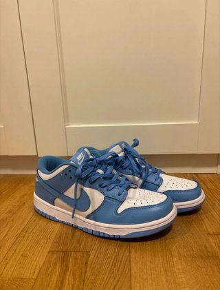 Zapatillas Nike Dunk Low Azul y Blanco