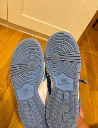 Zapatillas Nike Dunk Low Azul y Blanco