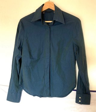Camisa azul Talla L con reflejos