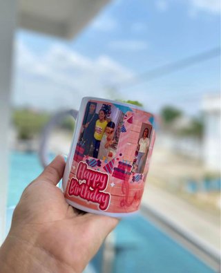 Taza personalizada Happy Birthday