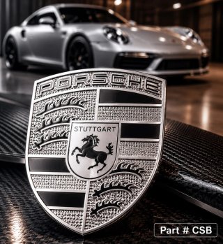 Escudo Porsche Personalizado Delantero
