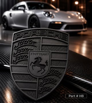 Escudo Porsche Personalizado Delantero