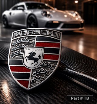 Escudo Porsche Personalizado Delantero
