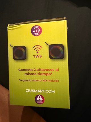 Altavoz Ziu Z-Cube Bluetooth Multicolor