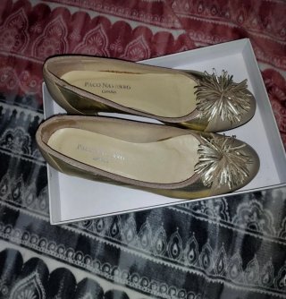 Zapatos Paco Navarro dorados