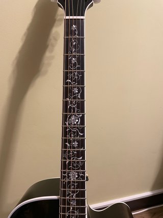 Guitarra Takamine EF450C-TT TBB Negra NUEVA