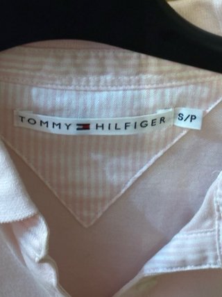 Polo manga larga Tommy Hilfiger rosa Talla S