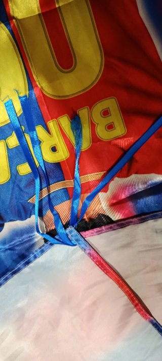 Bandera FC Barcelona Champions 09