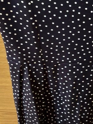 Vestido Zara lunares azul