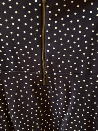 Vestido Zara lunares azul