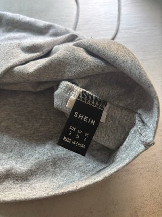Top SHEIN tirantes gris talla S