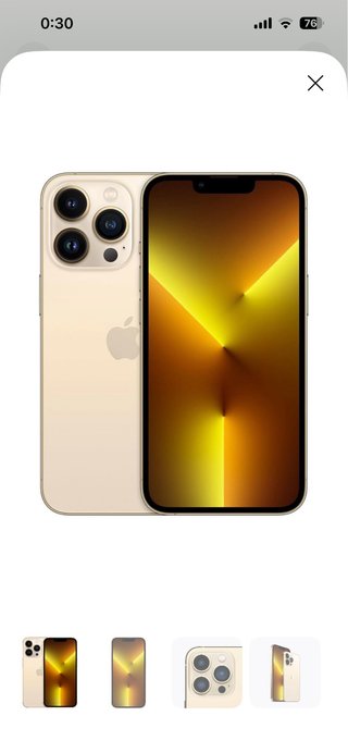 iPhone 13 Pro 256GB Dorado