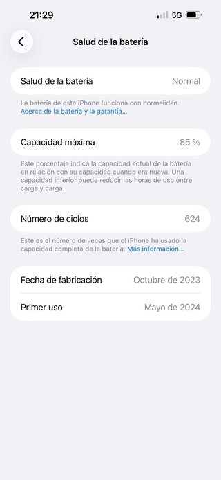 Iphone 15 plus azul cielo 128gb