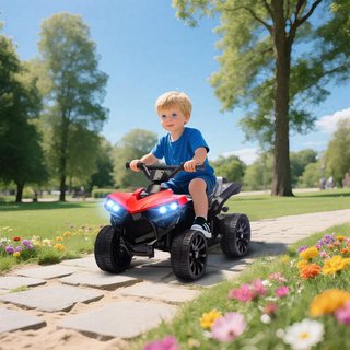 Quad Eléctrico 6V para Niños de 37 a 72 meses Rojo