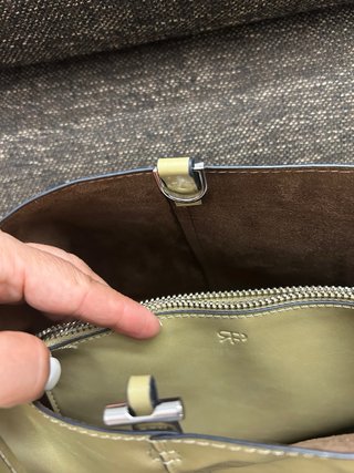 Bolso Parfois amarillo y marrón