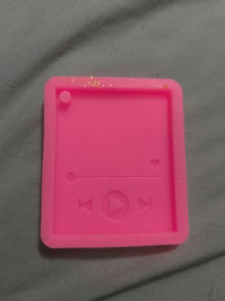 Molde silicona colgante reproductor música