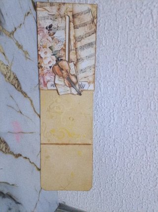 Tarjeta con movimiento Música y Flores