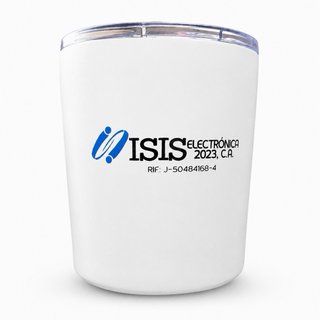 Vaso térmico 8oz con tapa para café