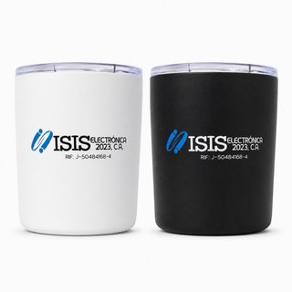 Vaso térmico 8oz con tapa para café