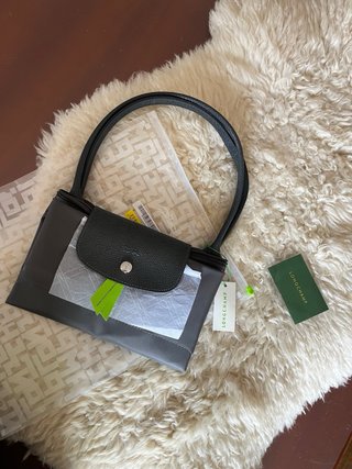 Bolso Longchamp Gris y Negro