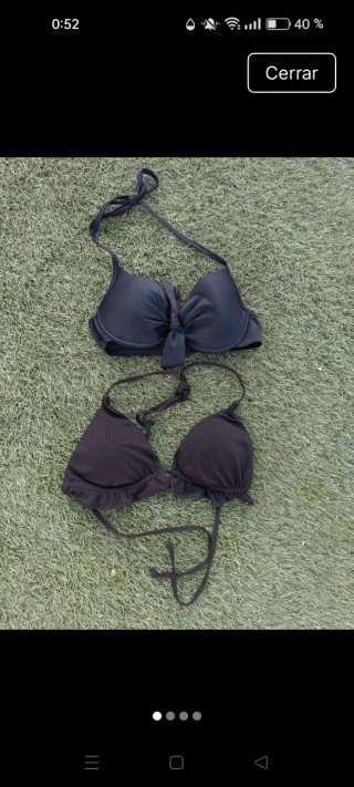 Conjunto de 2 bikinis negros