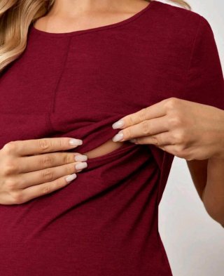Vestido Premamá Burdeos