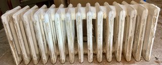 Radiador de hierro fundido blanco