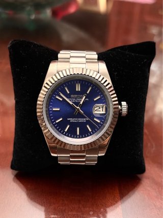 Reloj Seiko Automático Datejust Azul