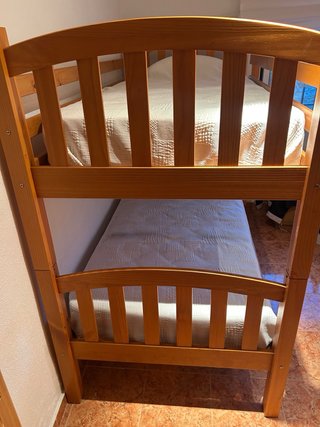Litera de madera
