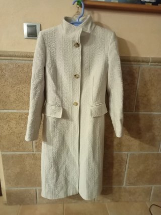 Abrigo largo Carolina Herrera Beige