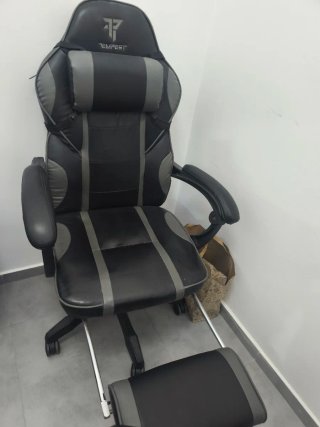 Silla Gaming Tempest Negra y Gris