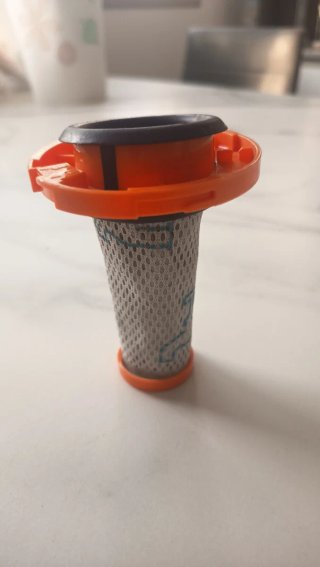 Filtro aspiradora naranja
