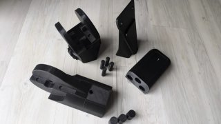 Reposabrazos VW T5 T6 Doble Banco 3D