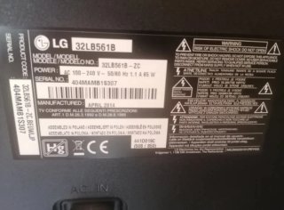 Televisor LG 32'' Negro