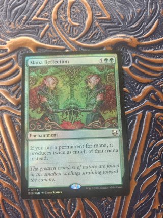 Carta Magic Mana Reflection Foil Reflejo de maná
