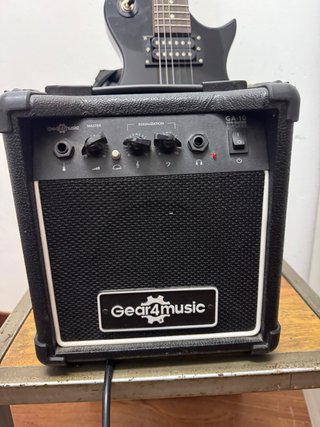 Guitarra Eléctrica Negra por niños