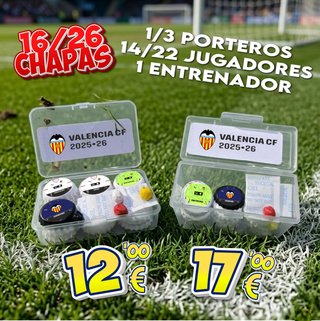 Valencia CF 26/27 - FútbolCHAPAS