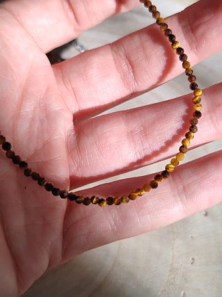 Gargantilla Ojo de Tigre Mini