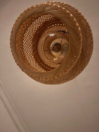 Lámpara Ikea Bambú Grande