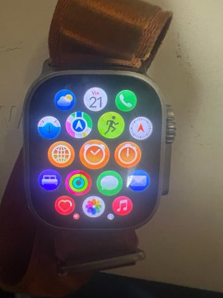 Apple Watch Ultra Titanio Naranja Alpine Loop